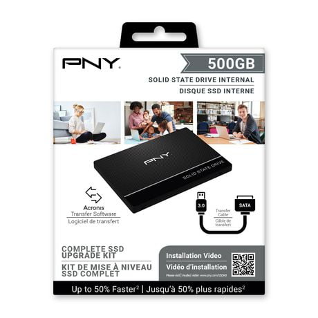 PNY Mise à niveau CS900 500 GB PNY CS900 Kit 500GB