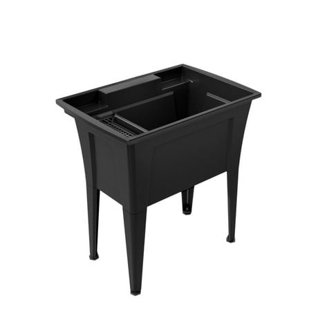 A&E Bath and Shower JEWEL-BLK Utility Sink