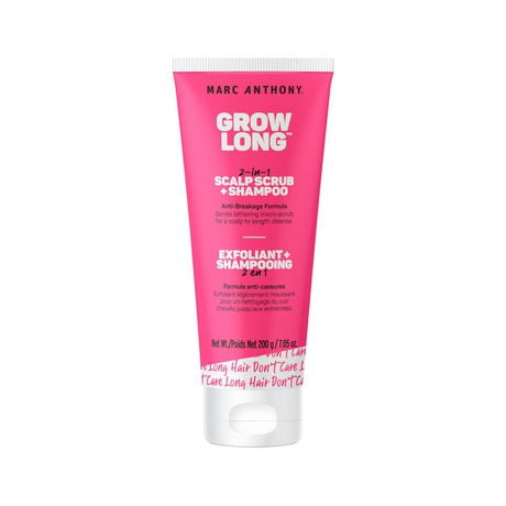 Grow Long 2 in 1 Scalp Scrub + Shampoo, Grow confident. Grow long. Grow strong.