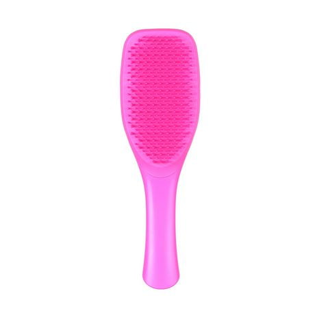 The Essential Detangler - Straight to Curly Hair, Pink, Detangling Hairbrush
