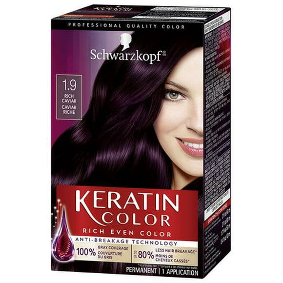 Schwarzkopf Keratin Color Permanent Hair Color Cream, 5.3 Berry Brown