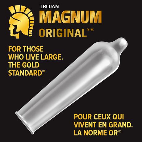 trojan condoms magnum original lubricated premium walmart ca sized zoom