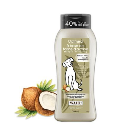 Wahl Oatmeal Shampoo for Dogs 700ml Soothes Itching Dryness