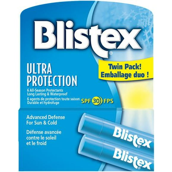 Écran Solaire / Baume protecteur pour les lèvres Blistex - Ultra paquet de 2 Paquet de 2 x 4.25g
