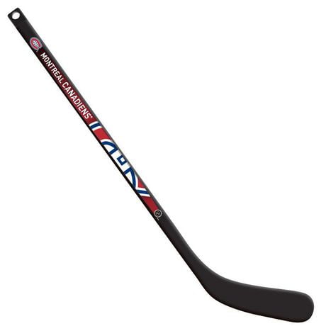 Mini bâton de joueur de hockey en composite LNH Montreal Canadiens, gaucher - blanc ou noir Mini bâton comp LNH Montréal