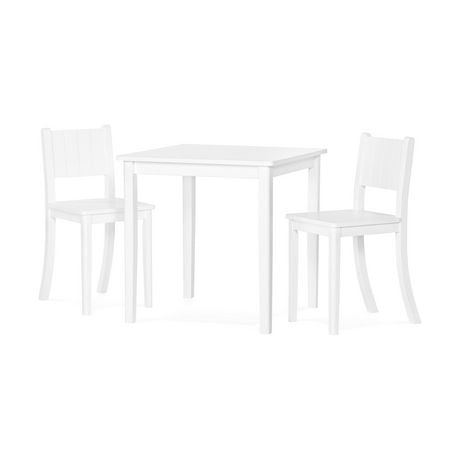 Forever Eclectic Cafe Kids Wood Table and Chair Set (2 Chairs Included)