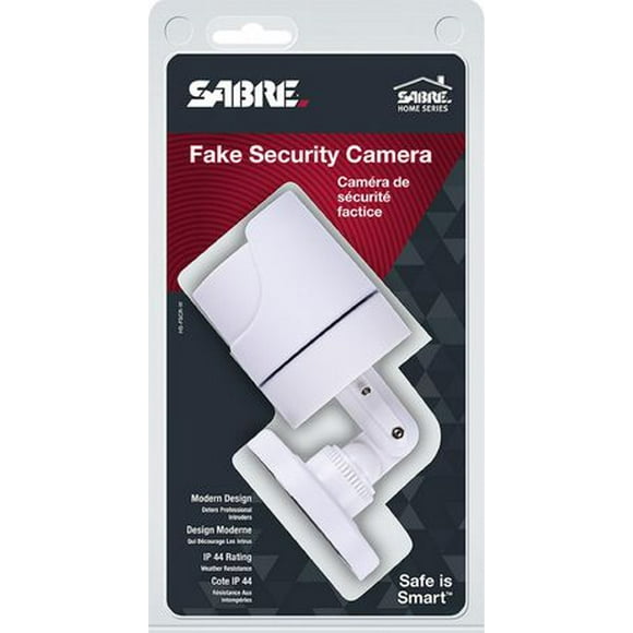 Sabre fausse caméra de sécurité blanche Camera de securite factice