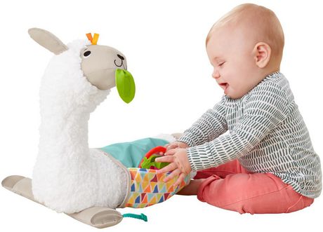 fisher price grow with me tummy time llama