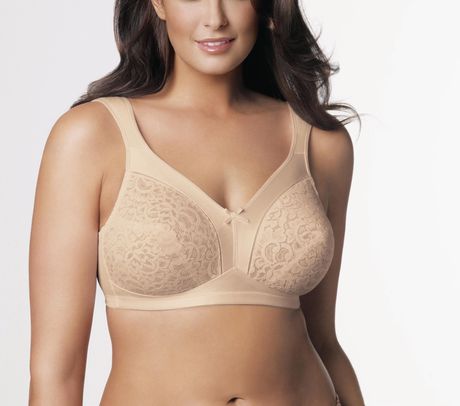 Playtex 18 Hour Active Comfort Wirefree Bra (5452) 36D/Nude at