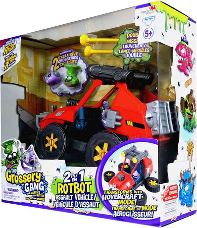 The Grossery Gang Series 5 Time Wars 2 in 1 Rotbot Assault Vehicle Brand New