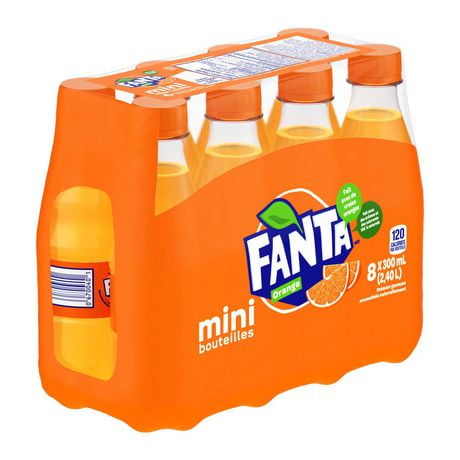 Fanta Orange 300mL Mini Bottles, 8 Pack | Walmart Canada