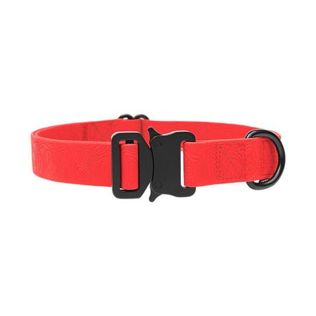 One Paw, Silicone Dog Collar with Metal Buckle, Water Repellent, Multiple sizes, One Paw Silicone Dog Collar