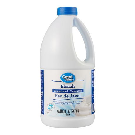 Great Value Concentrated Bleach, 1.27 L