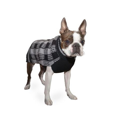 One Paw, Knitted Dog Sweater with Sherpa Lining, Moose, Water-Resistant, Multiple sizes, One Paw Knitted Dog Sweater