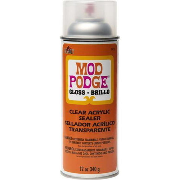 Mod Podge Acrylic Sealer Gloss 12 oz, Spray Acrylic Sealer