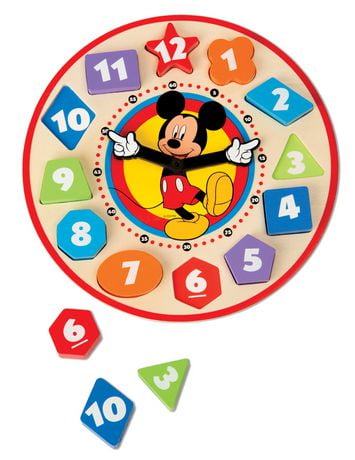 melissa & doug shape sorting clock