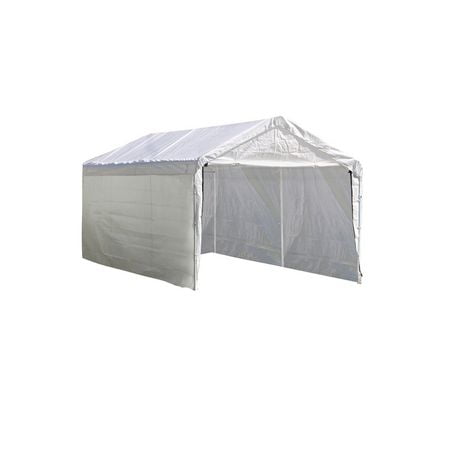 ShelterLogic White Supermax Canopy Enclosure Kit