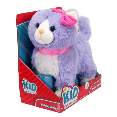 Kid Connection PA18735M Walking Pet Cat With Sound Purple 9" for sale online 