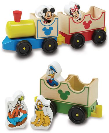 Necklet Mm Parasiet Melissa & Doug Mickey Mouse & Friends All aboard Wooden Train | Walmart  Canada