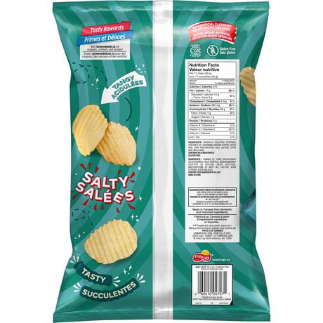 Lay's Wavy Salt & Vinegar Potato Chips | Walmart Canada