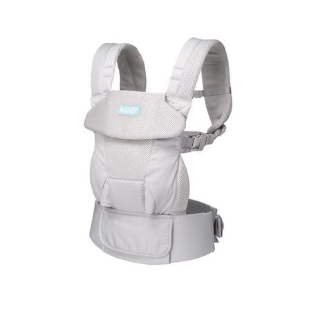 Moby Porte Bebe Move 4 Position Porte Bebe Ergonomique Et Porte Bebe Porte Bebe Qui Facilite Le Port De Bebe Gris Glacier Walmart Canada