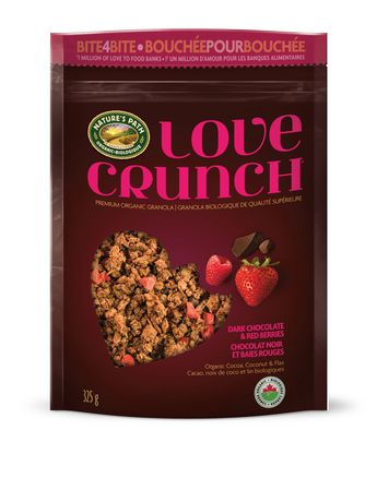 love crunch granola dark chocolate red berries