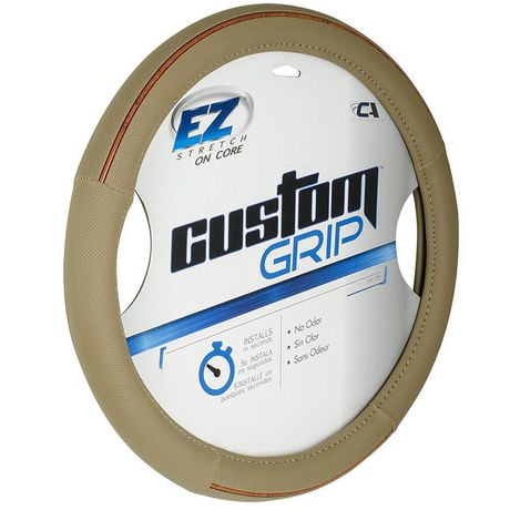 Custom Grip Tan Perf Burl Wood Steering Wheel Cover | Walmart Canada