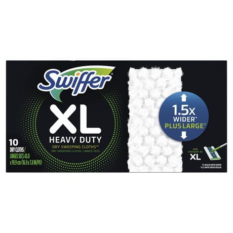 Swiffer XL Heavy Duty Dry Sweeping Cloths, 10 Count