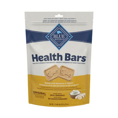 BLUE Health Bars Bananas & Yogurt Dog Biscuits, 453g