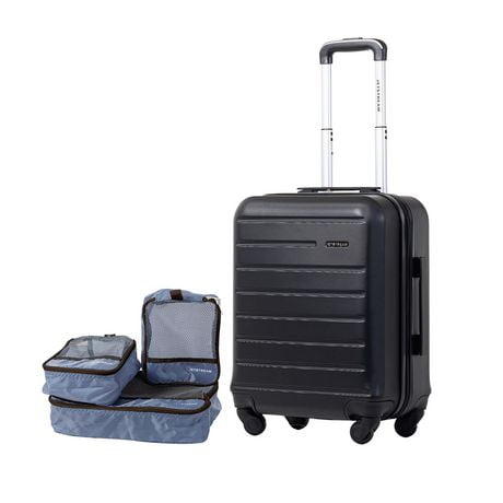 JetStream® Carry-On Hardside Luggage with 3 pieces packing cubes, Carry-On with 3 pck cubes