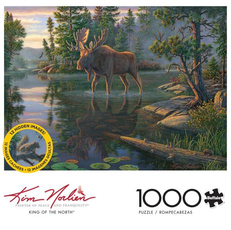 Buffalo Games Puzzle 1000 Pezzi – Ciambella Preoccupazione, Sii Felice! Poster Incluso