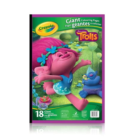 Crayola Giant Colouring Pages, Trolls, Giant colouring pages - Walmart.ca