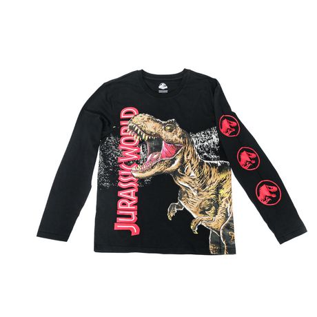 Men's Jurassic World Trex Roar Long Sleeve T-Shirt - Walmart.ca