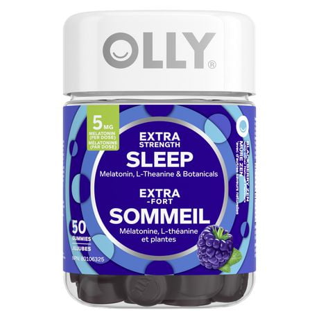 Supplément Gélifié OLLY Extra-Fort Sommeil Mûre Zen 50 jujubes