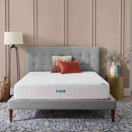 Lucid Refresh 10” Gel Memory Foam Mattress, Firm Feel, Twin Mattress