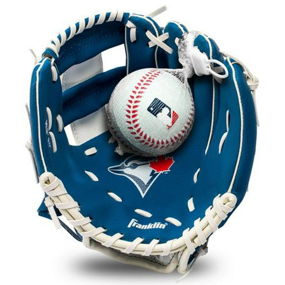 Franklin Sports MLB Youth Tee ball Glove and Ball Set