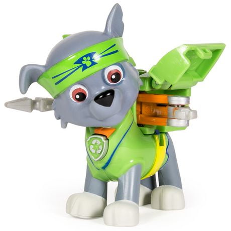 PAW Patrol Pup Fu Rocky Action Pack Pup Toy | Walmart Canada