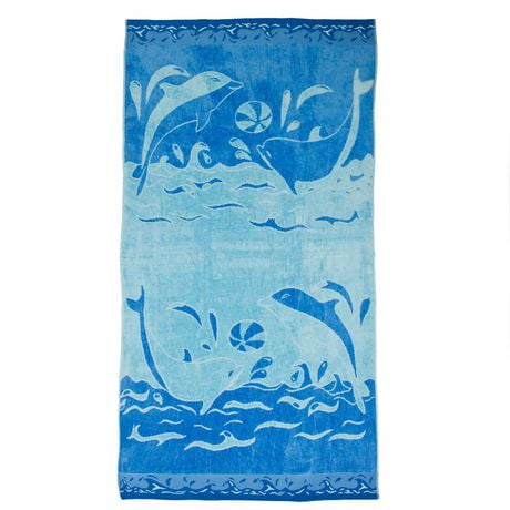 Horizontal Dolphin Beach Towel | Walmart Canada