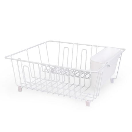 Mainstays Small Wire Dish Rack - White, Small Dish rack 