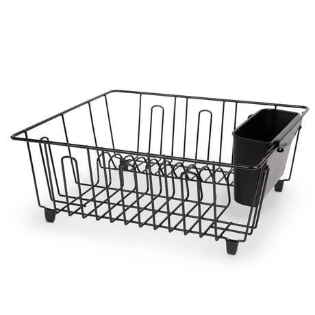 Mainstays Small Wire Dish Rack - Black, Small Dish Drainer