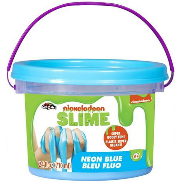 Nickelodeon 24oz Glu Prefait Bleu Fluo