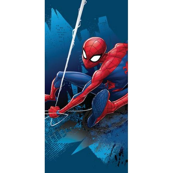 Marvel Spider-Man 'Swing' Beach Towel, 100% Cotton, 100% Cotton (28'' x 58'')