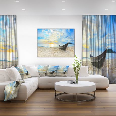 Design Art Calm Beach Panorama Canvas Print | Walmart Canada