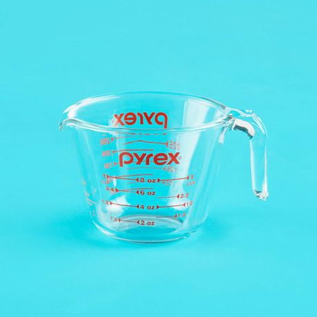 Tasse à mesurer Pyrex Original en verre - 2 tasses/250 mL Tasse à mesurer en verre