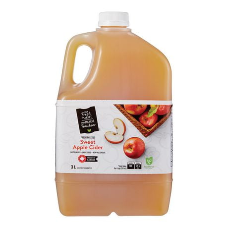 Your Fresh Market Sweet Apple Cider, 3 L