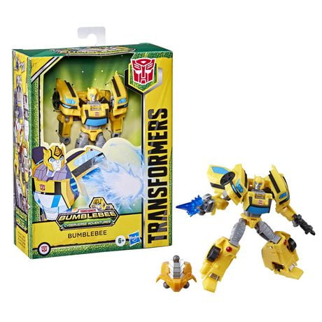 Transformers Bumblebee Cyberverse Adventures – Figura Deluxe 12,5 Cm Con Attacco Sting Shot, Si Trasforma In Auto Sportiva - 5