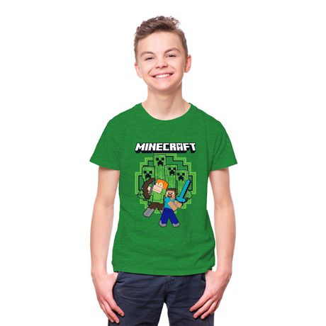 Minecraft Boys All Aboard Short Sleeve T-Shirt - Walmart.ca