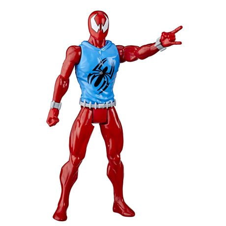 Marvel Spider-Man: Titan Hero Series Marvel's Scarlet Spider 12-Inch-Scale Super Hero Action Figure Toy Great Kids For Ages 4 And Up