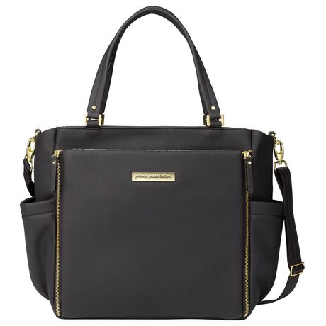 Petunia Pickle Bottom - City Carryall in Black Matte Leatherette - Baby ...
