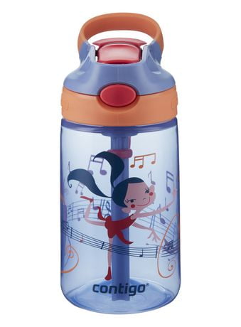 Contigo Gizmo Flip Autospout Kids Water Bottle with Flip Straw BPA Free Drinks